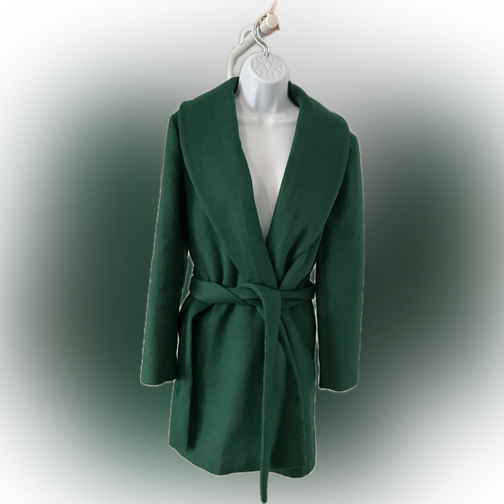 Ann Taylor Vibrant Green Wool Coat